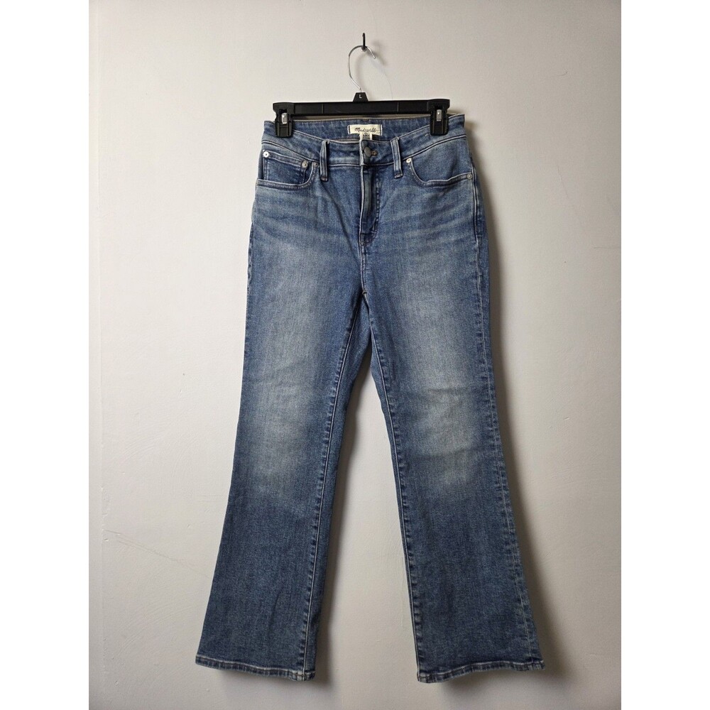 Madewell Curvy Kick Out Flare Jeans Blue Denim Size 27